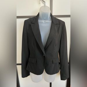 Vintage Y2K 2006 Express Design Studio Women's Black Blazer Jacket Sz 4 Small